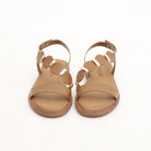 SANDALO FLAT CERCHI CUOIO 