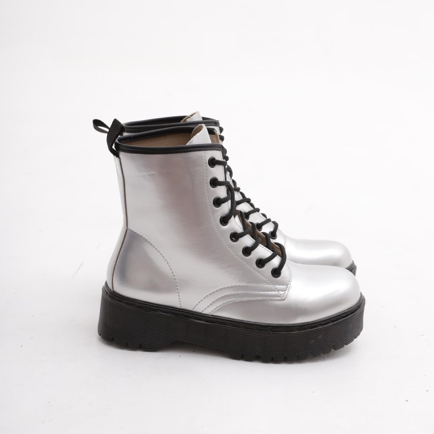 ANFIBIO 8 BUCHI PLATFORM ARGENTO MT89PUAG CHOCOLA