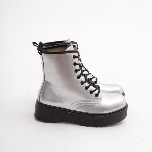 ANFIBIO 8 BUCHI PLATFORM ARGENTO MT89PUAG CHOCOLA