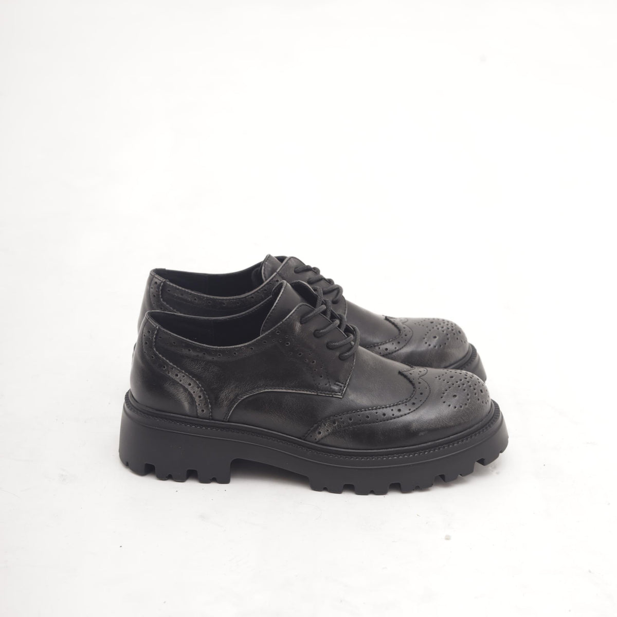 OXFORD SUOLA ALTA NERO 