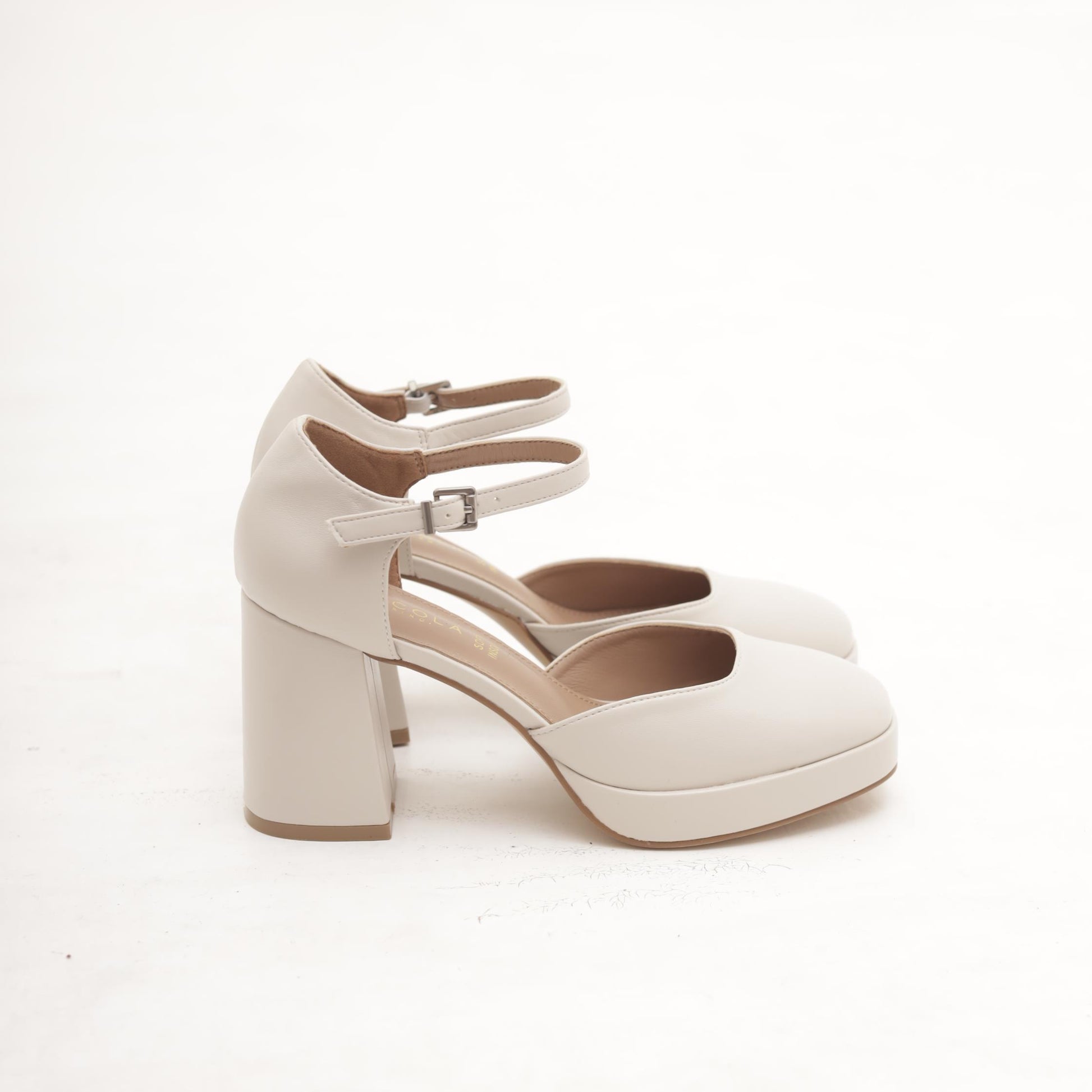 DECOLLETE' D'ORSAY PLATEAU BEIGE 
