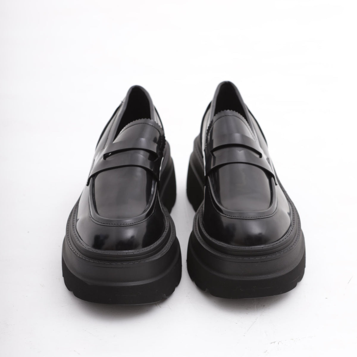 MOCASSINO PLATFORM NERO<BR/> 