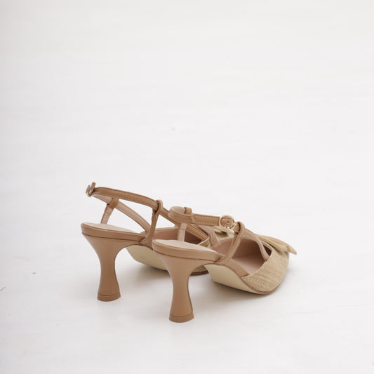 SLINGBACK CANVAS NATURALE 