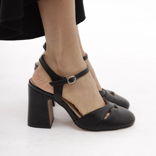 DECOLLETE' PIXIE CROSS NERO 