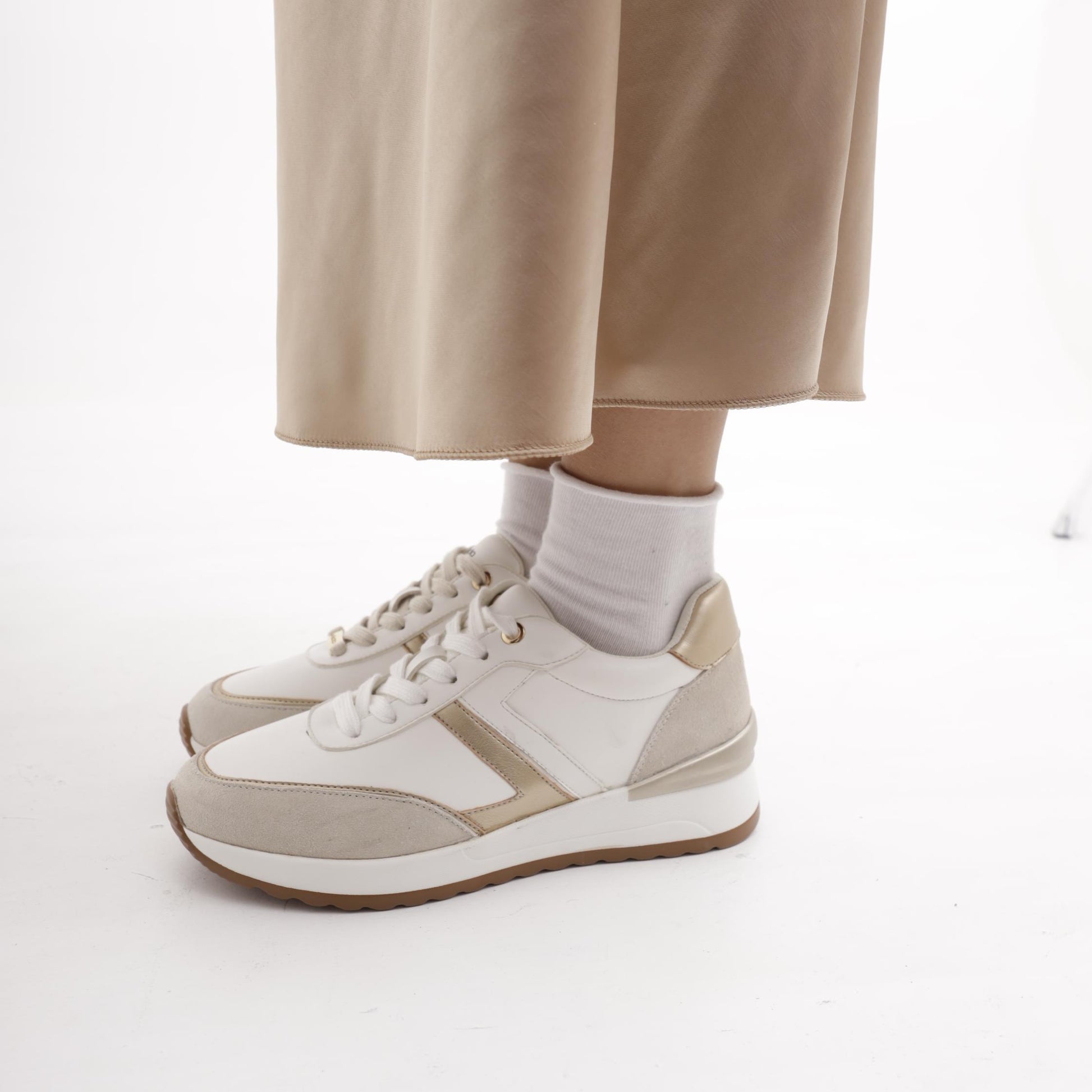 SNEAKERS ALTA BIANCO<BR/> 