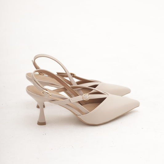 SLINGBACK V NUDE 