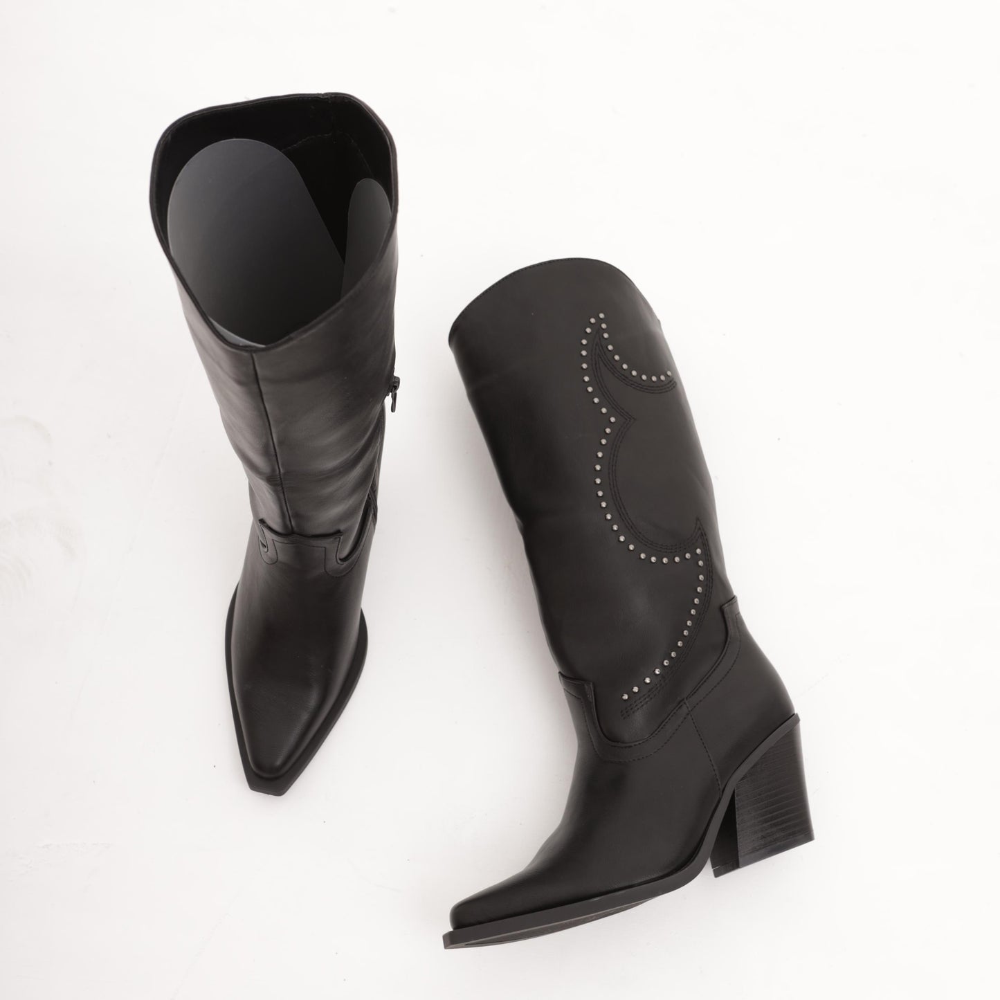 CAMPEROS RICAMO BORCHIE NERO 