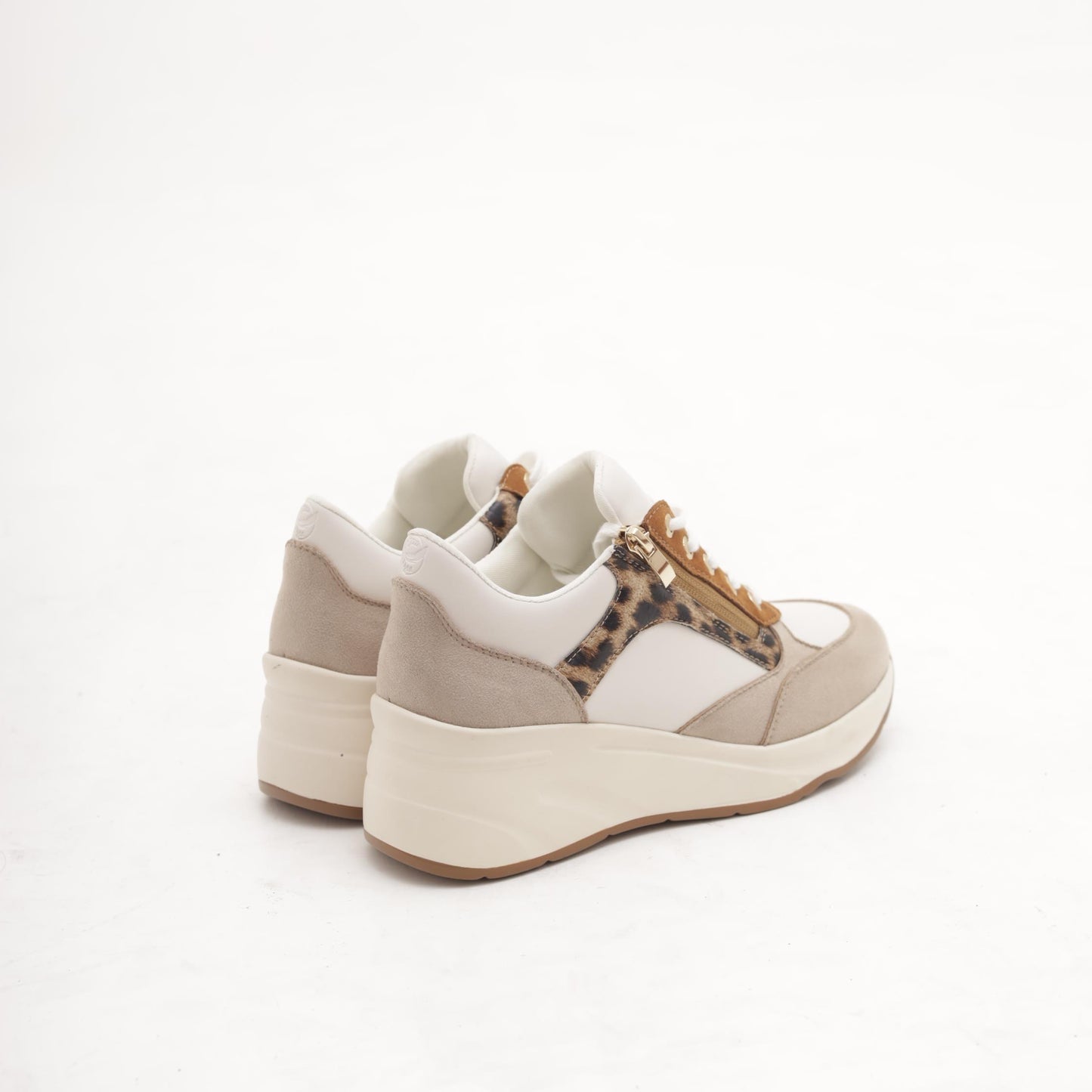 SNEAKERS ALTA ZIP TAUPE 