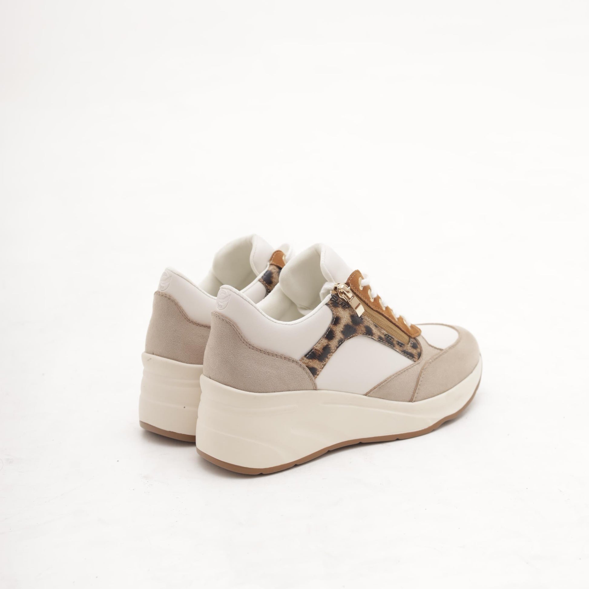 SNEAKERS ALTA ZIP TAUPE 