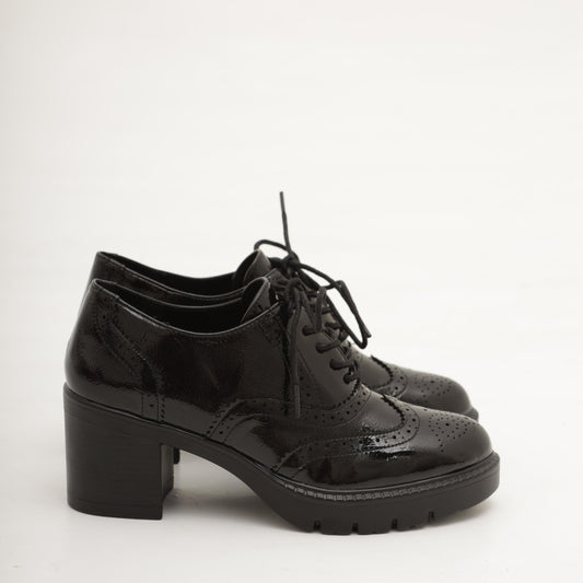 OXFORD CON TACCO NERO MP70014VENE CHOCOLA