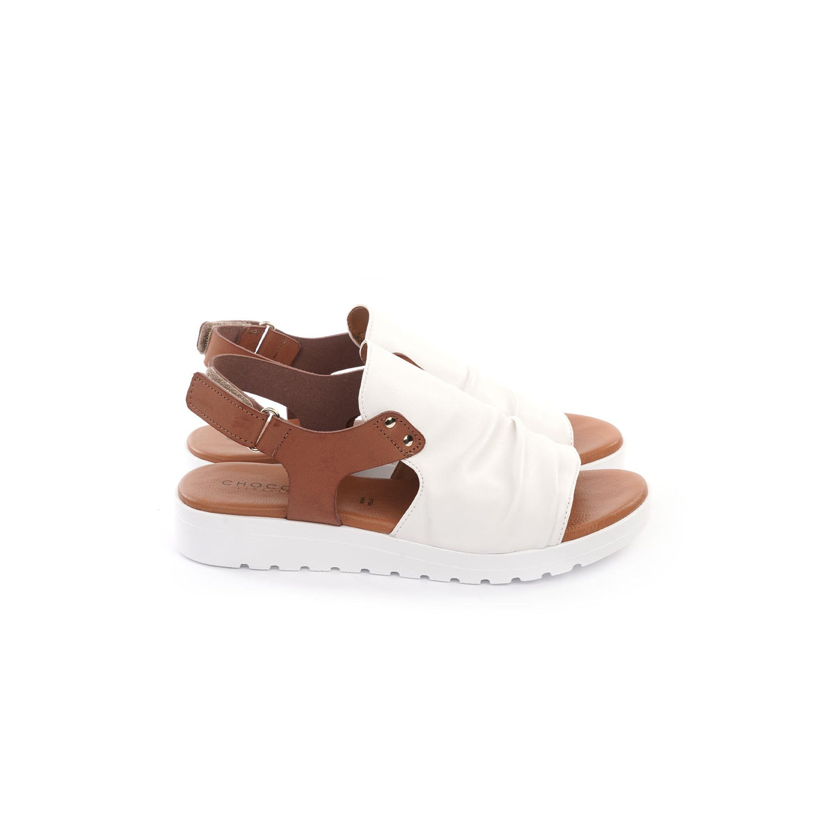 SANDALO ZEPPA SOFT BIANCO<BR/> 
