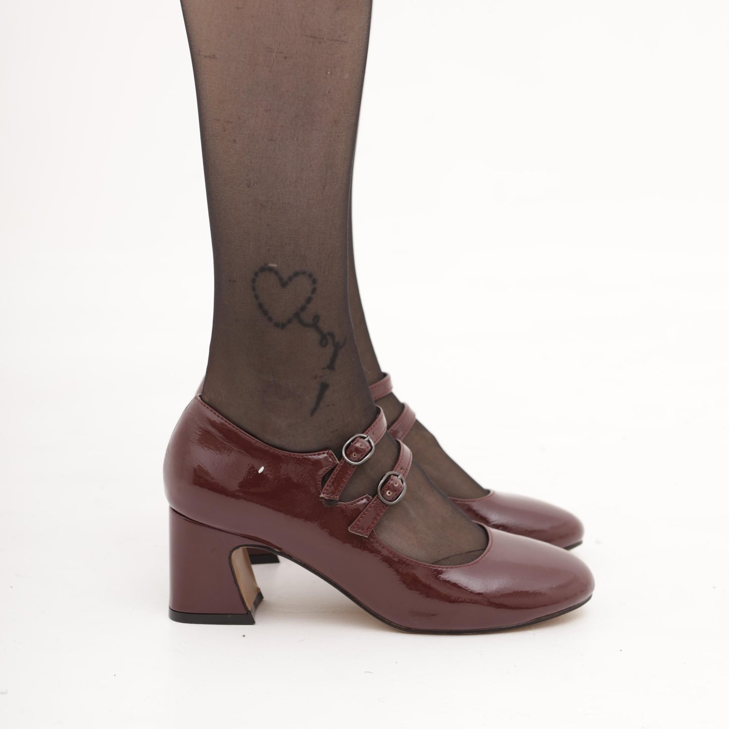 MARY JANE 2 CINTURINI PRUGNA MP70012-2VBR CHOCOLA