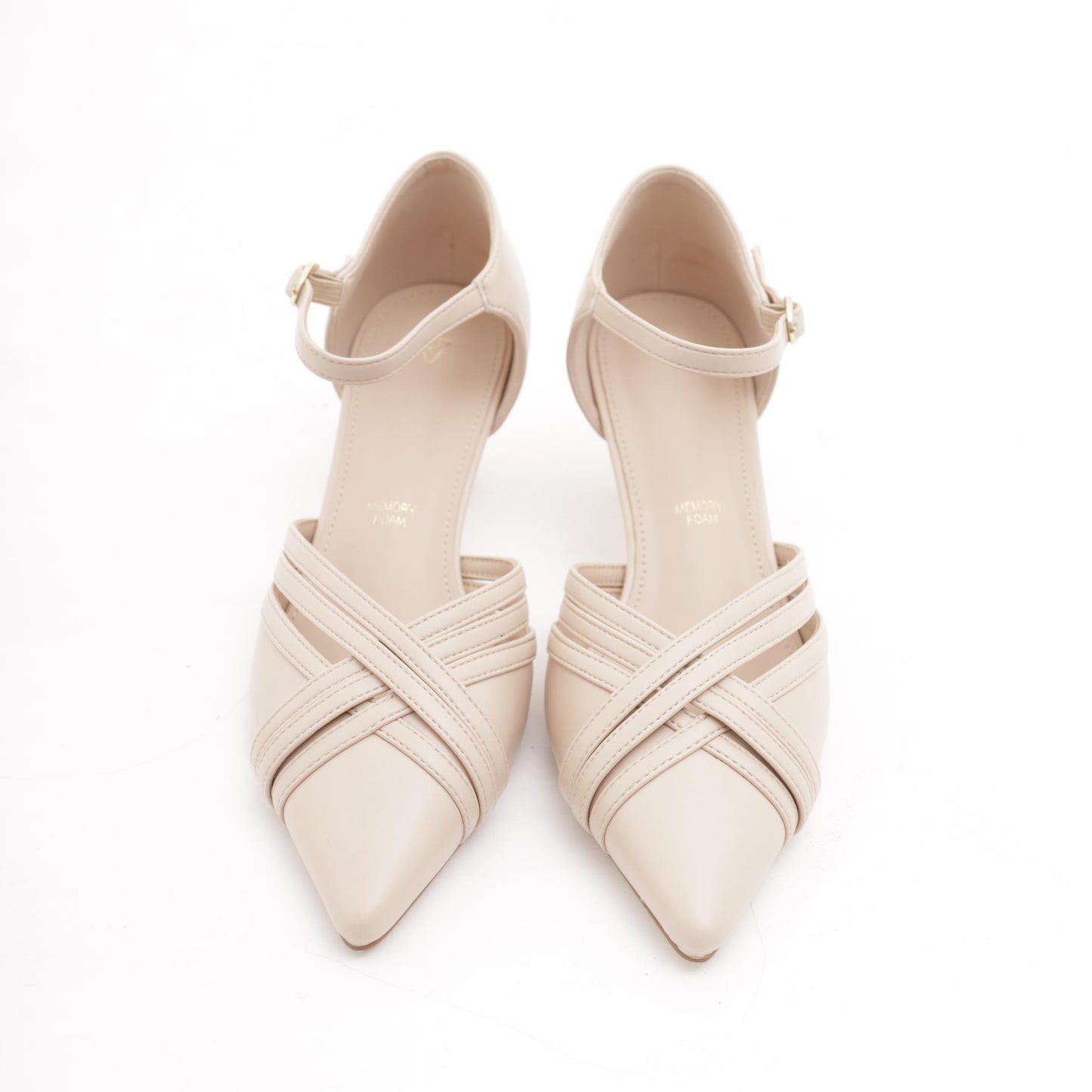 DECOLLETE' D'ORSAY CROSS NUDE 