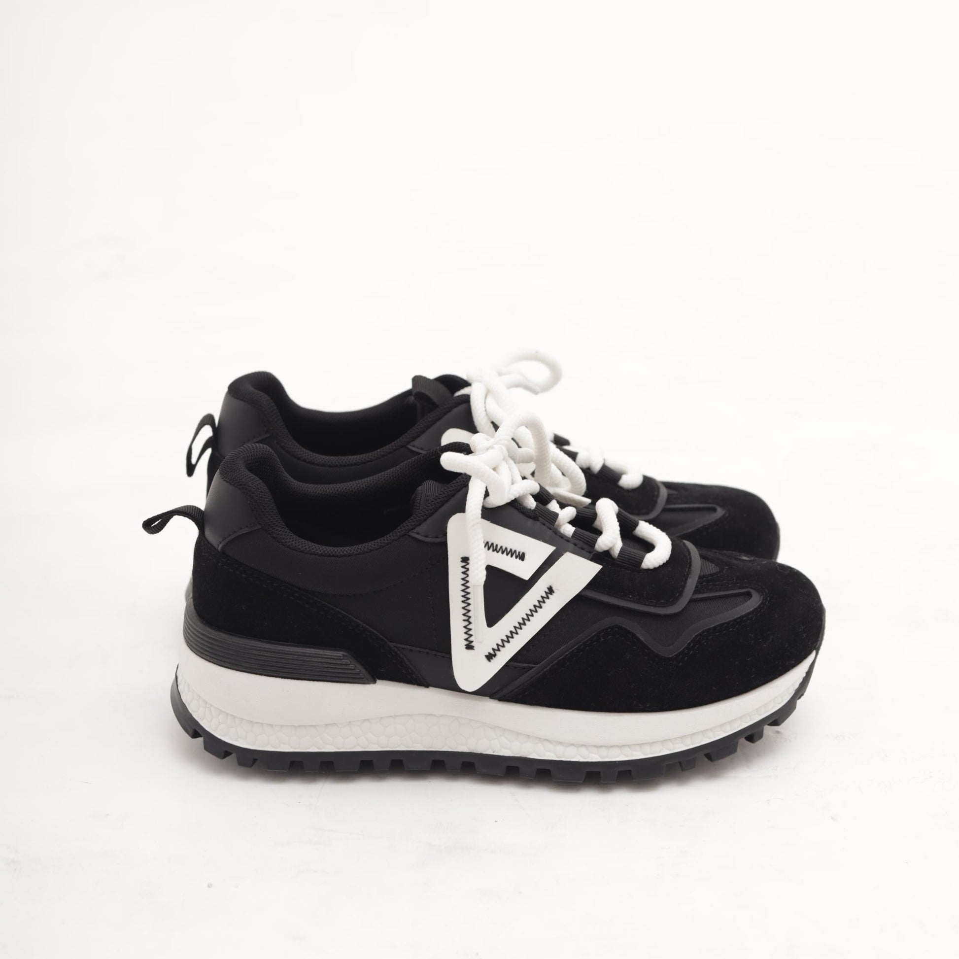 SNEAKERS RUNNING TRIANGLE NERO MP903-5PUNE CHOCOLA