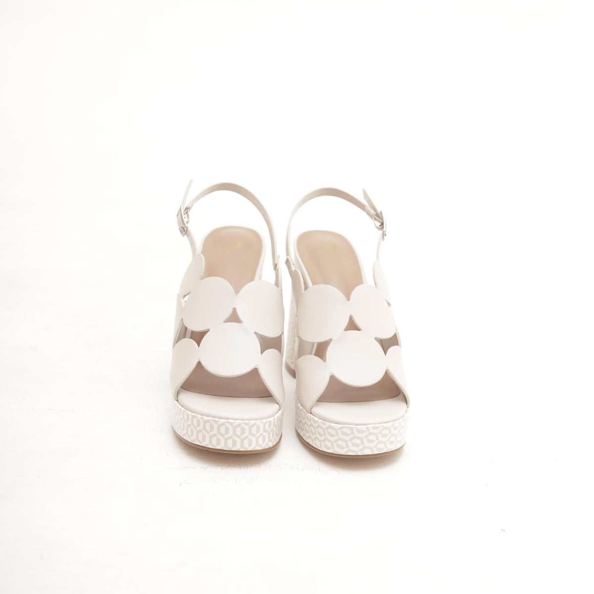 SANDALO CERCHI PLATEAU BEIGE 