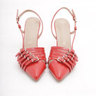 SLINGBACK CINTURINI ROSSO 