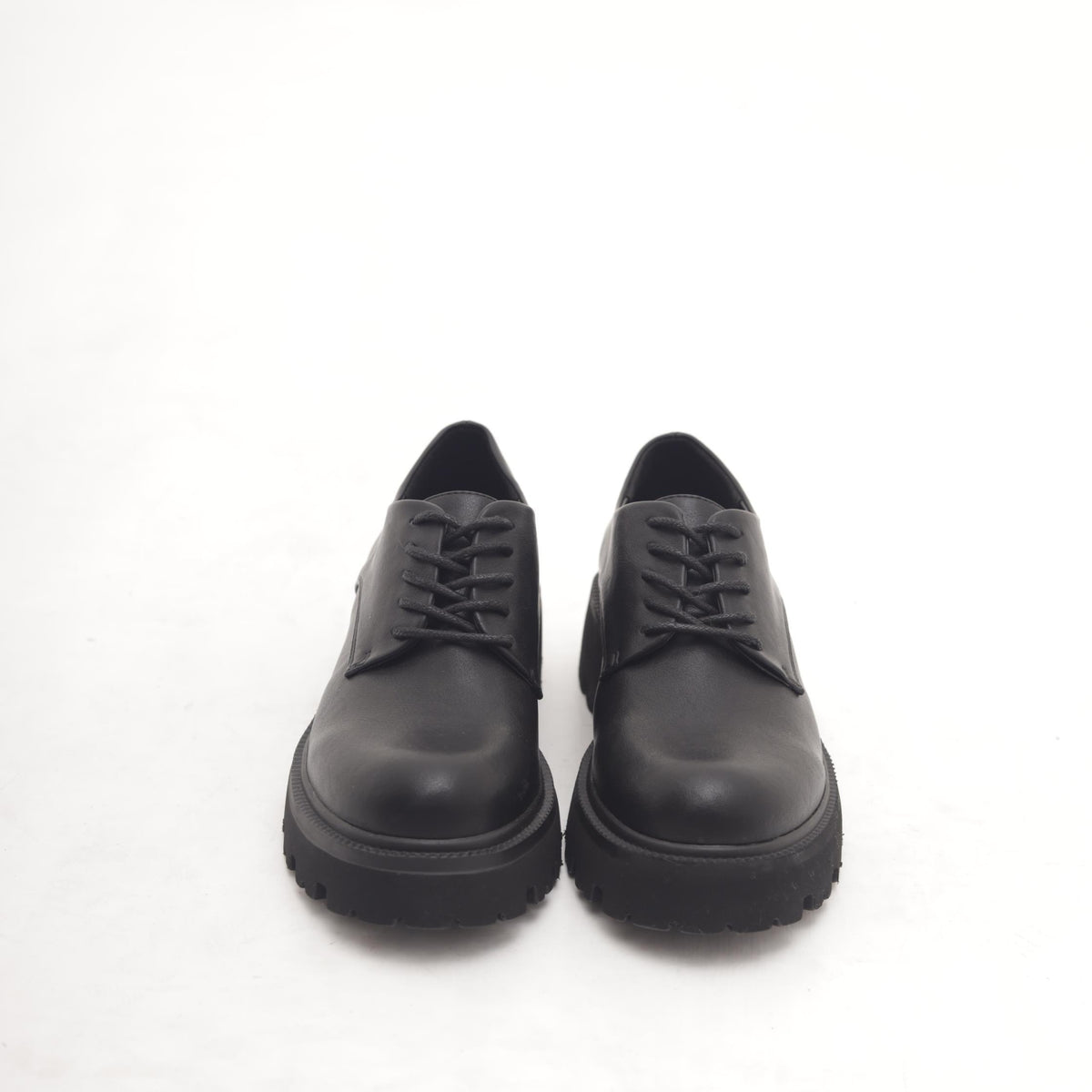 OXFORD SUOLA ALTA LISCIA NERO 