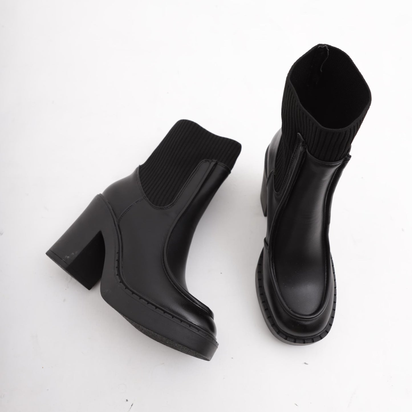STIVALETTO INGEGNERE TACCO NERO 