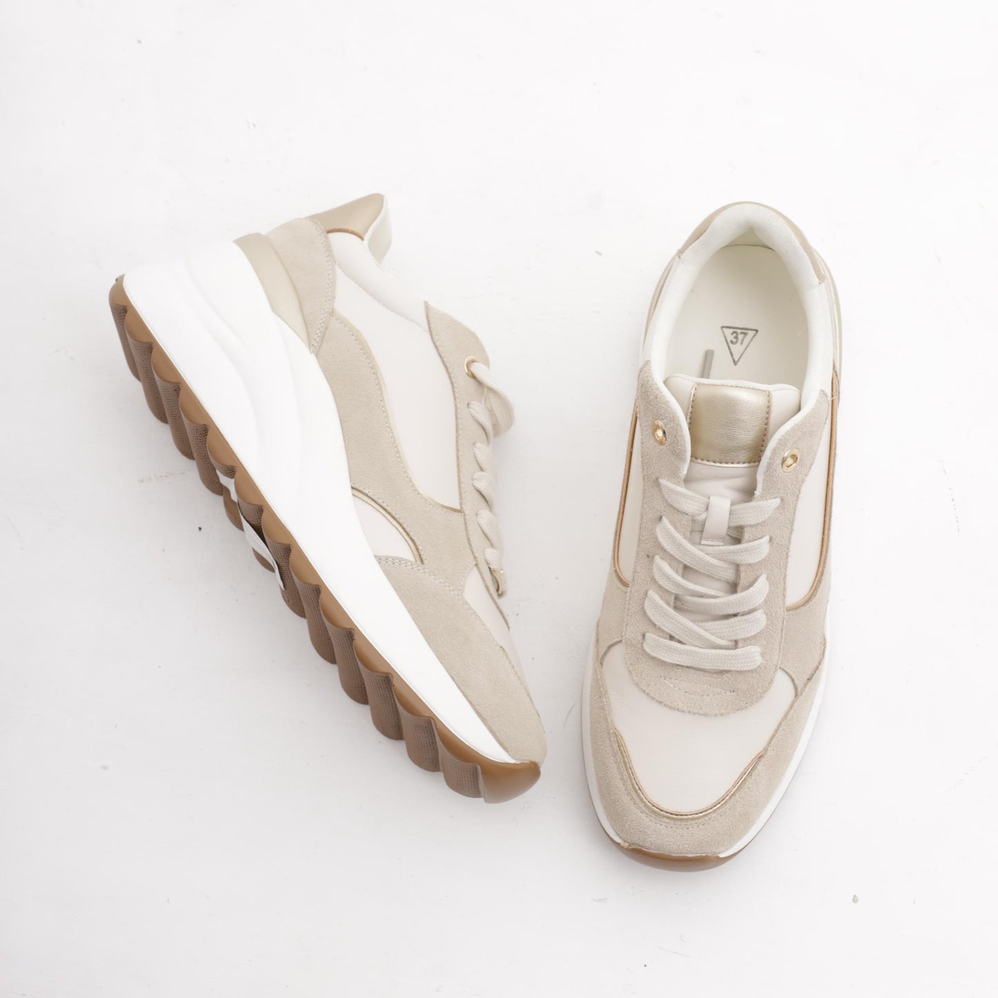 SNEAKERS ZEPPA BEIGE<BR/> 