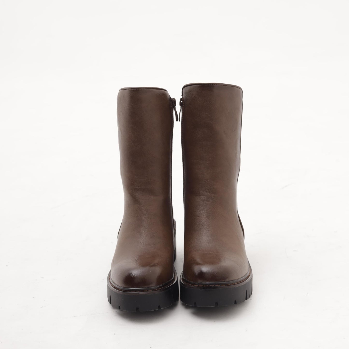STIVALETTO LISCIO MARRONE 