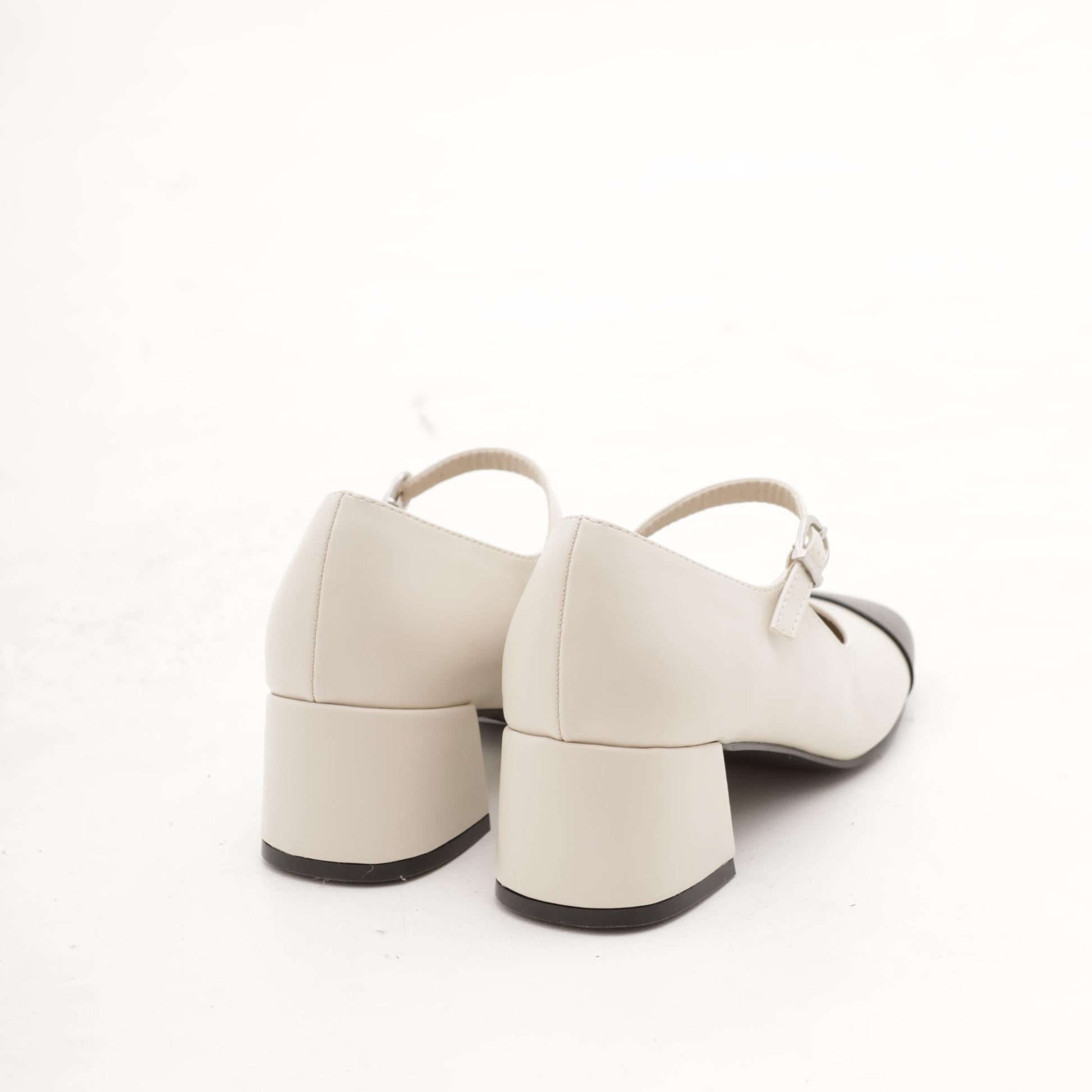 MARY JANE PUNTALE 1 CINTURINO PANNA MP8002PUPA CHOCOLA