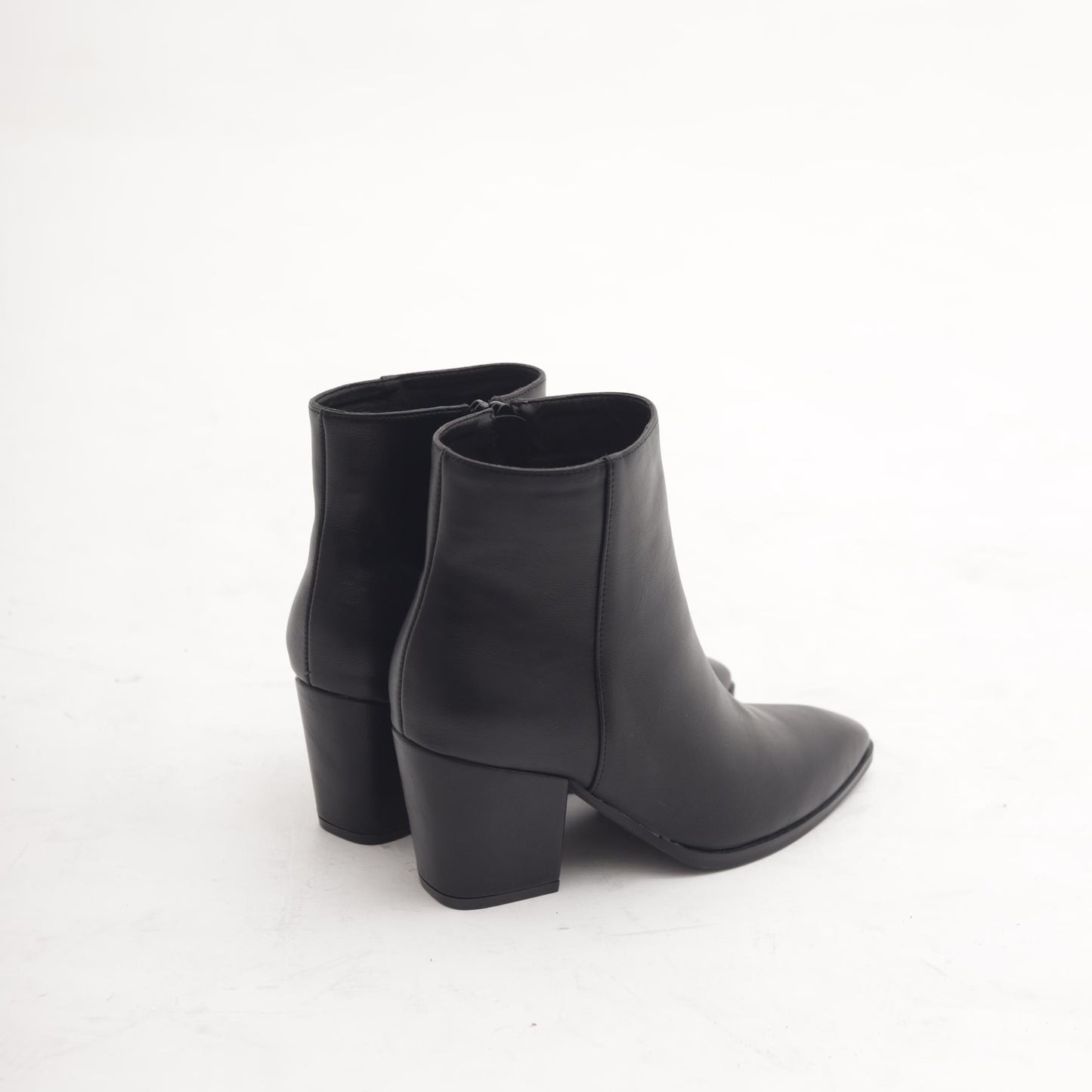 STIVALETTO TACCO LISCIO NERO 