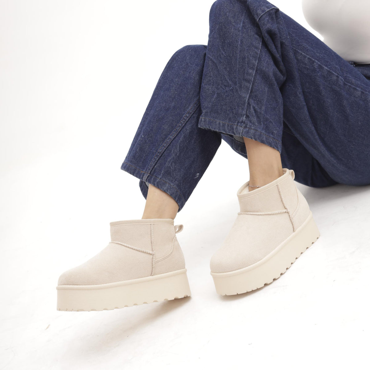 STIVALETTO MAMMUT BEIGE 