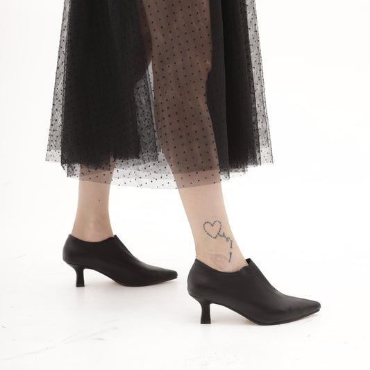 TRONCHETTO ELASTICO TACCO NERO MP70015-1PUN CHOCOLA