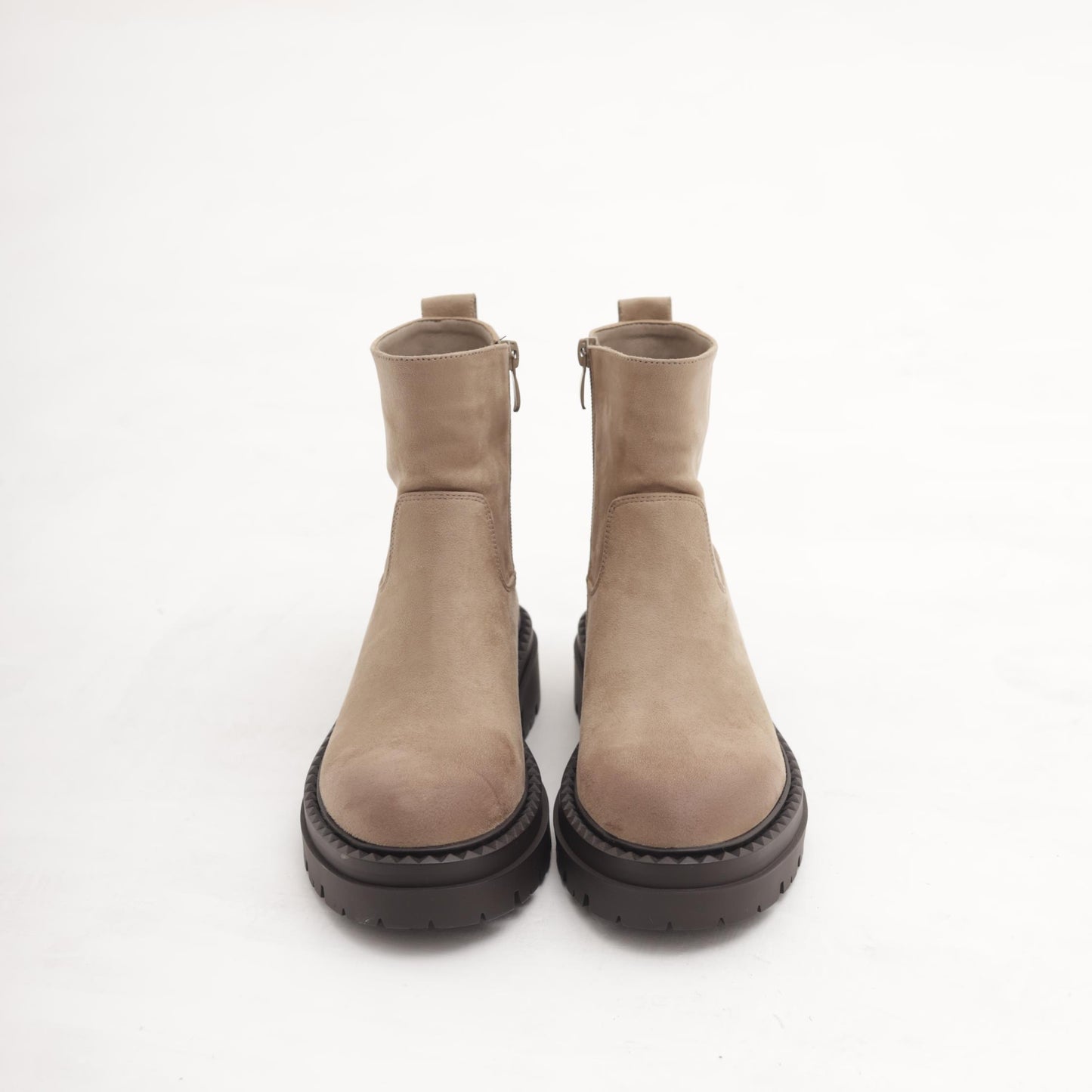 STIVALETTO FIBBIA POSTERIORE TAUPE 