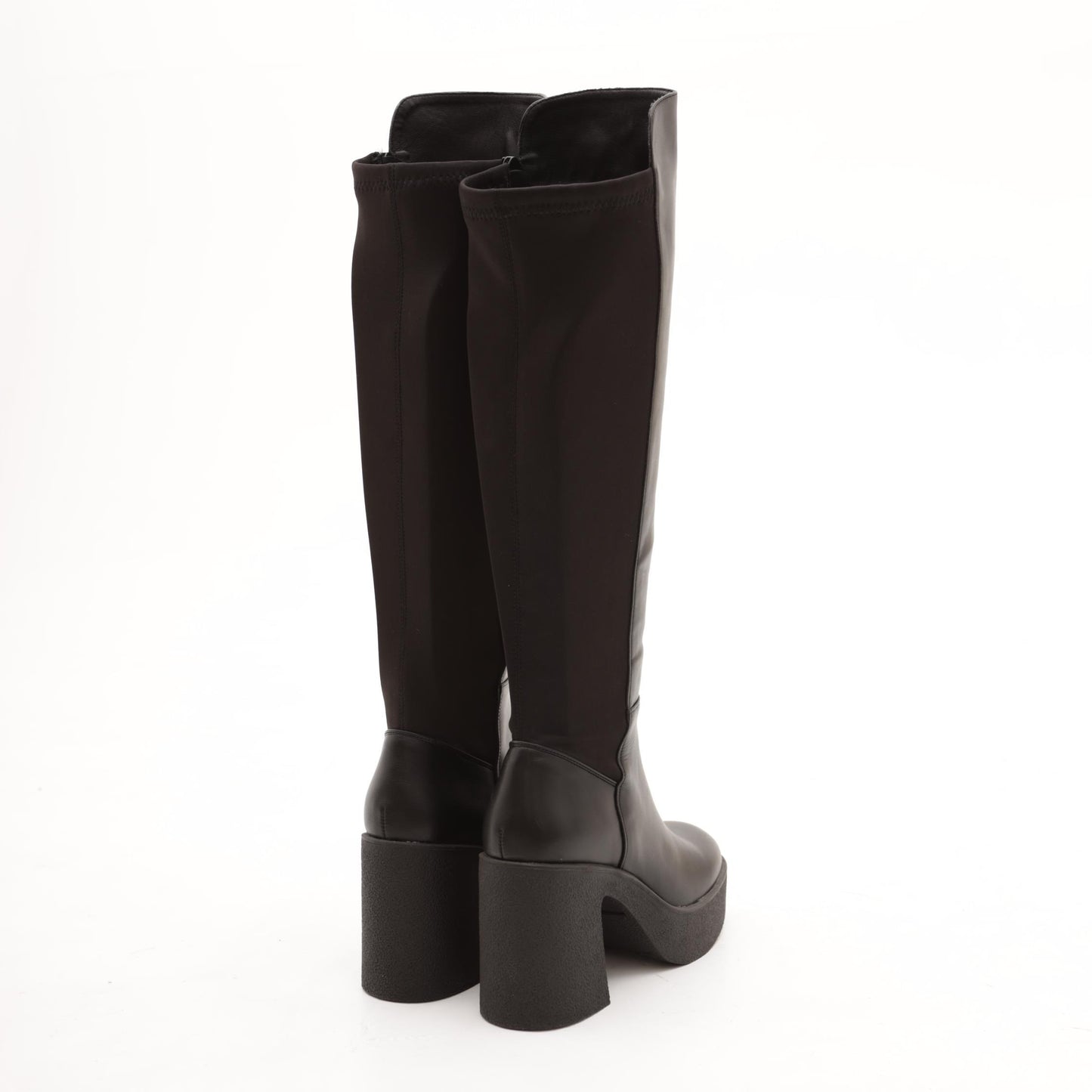 STIVALE CHUNKY STRETCH NERO<BR/> 