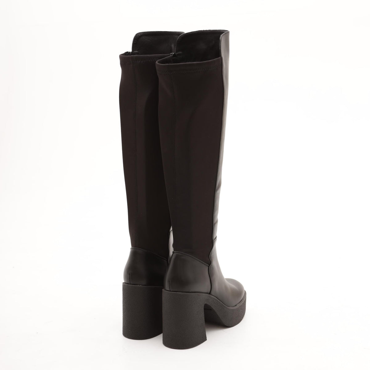 STIVALE CHUNKY STRETCH NERO<BR/> 