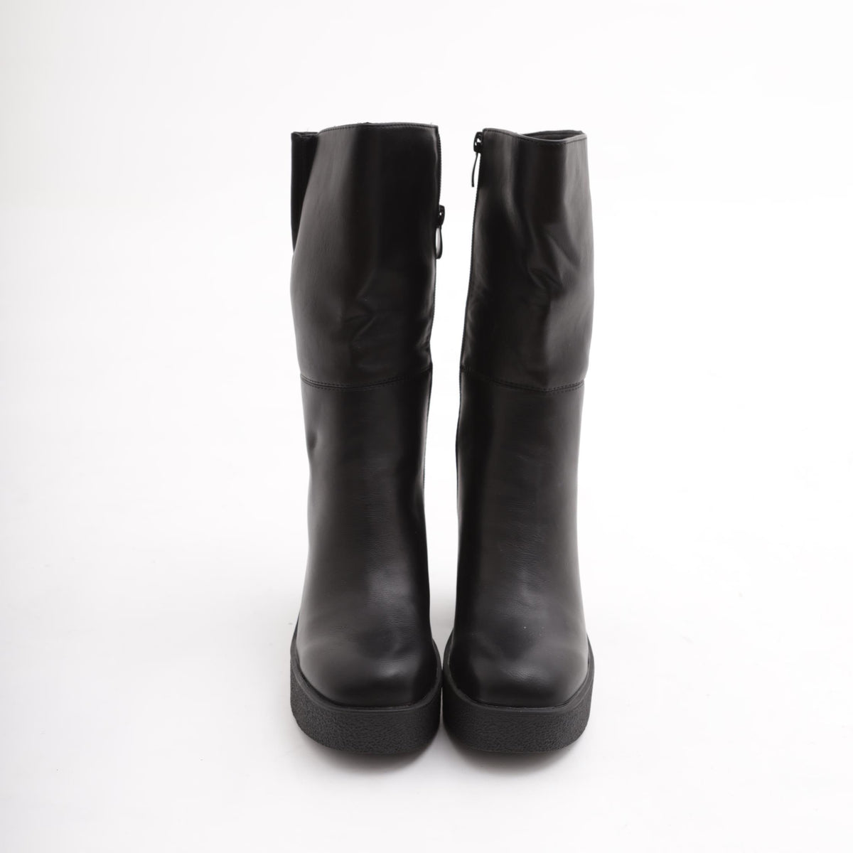 STIVALETTO LISCIO TACCO PARA NERO 
