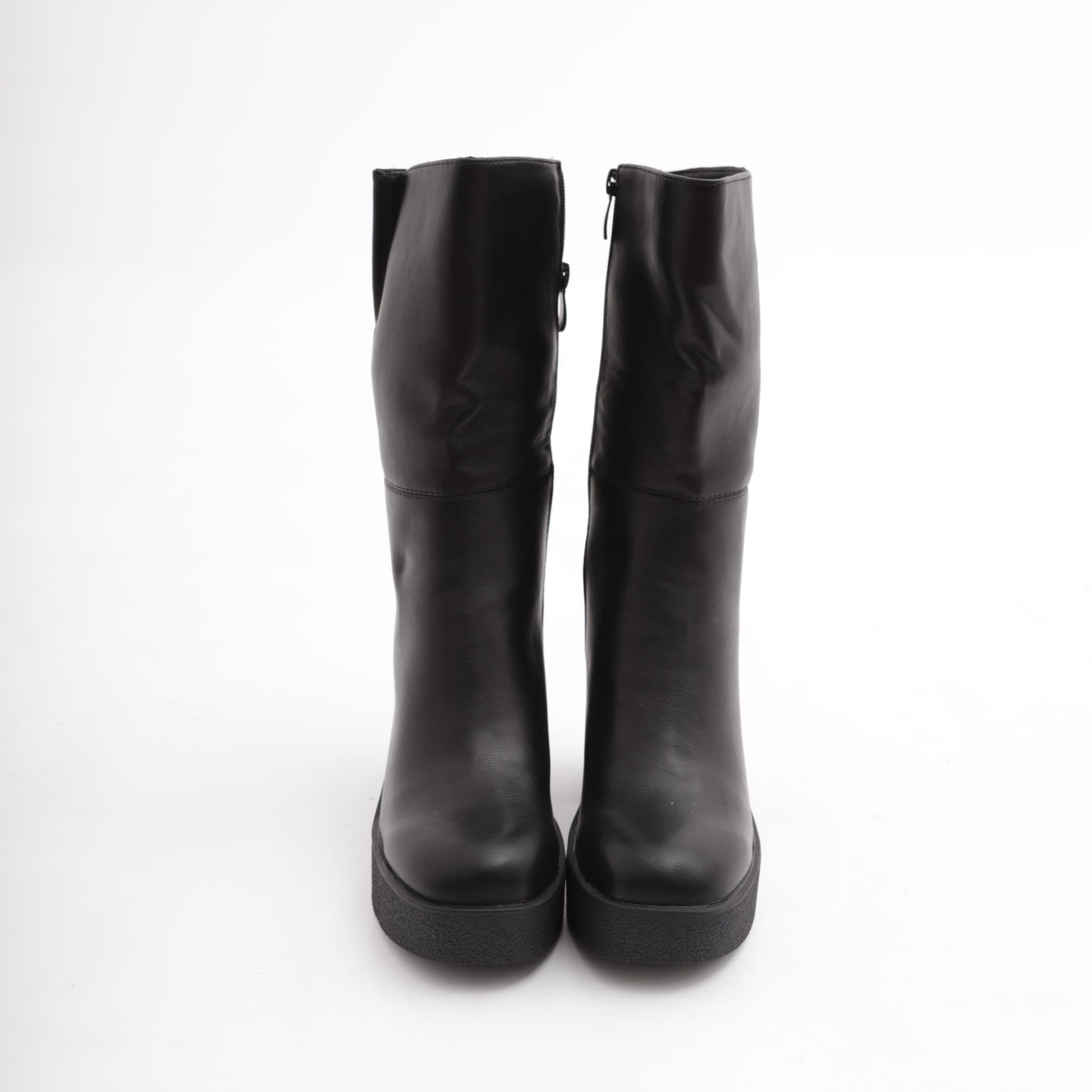STIVALETTO LISCIO TACCO PARA NERO 