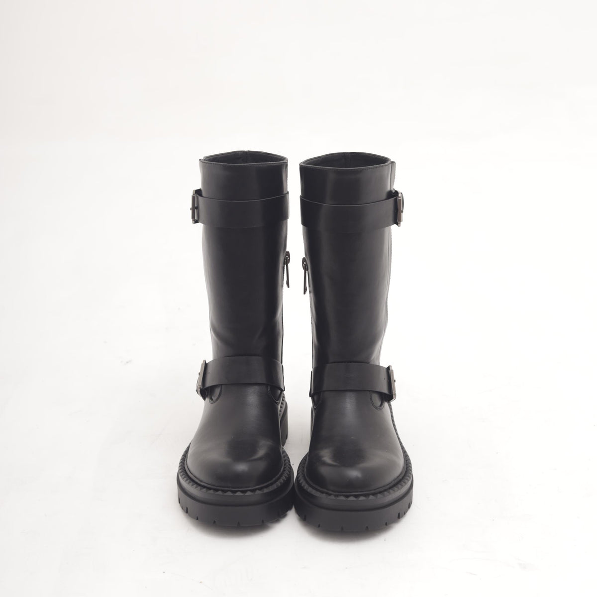 STIVALE BIKER ALTO NERO 