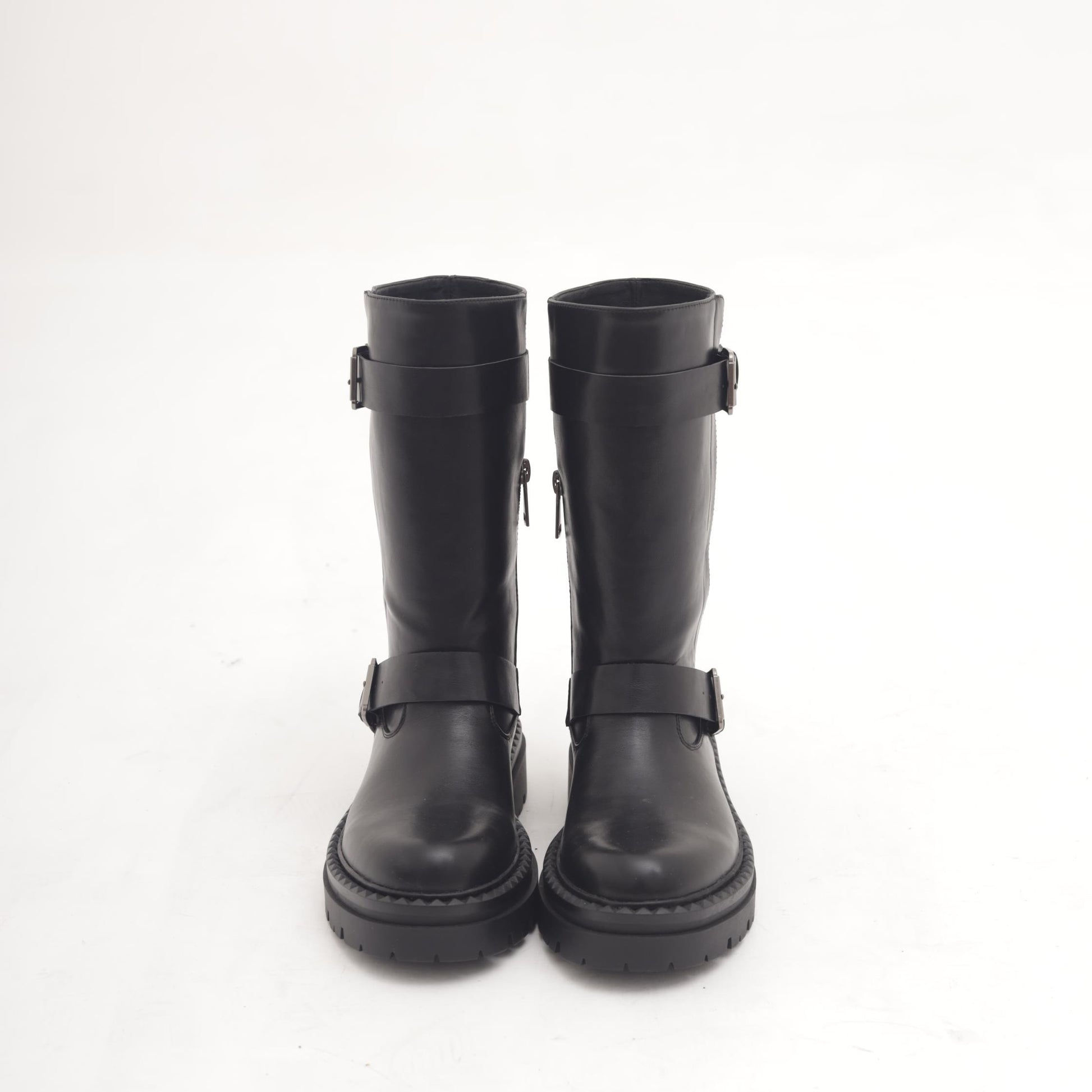 STIVALE BIKER ALTO NERO 