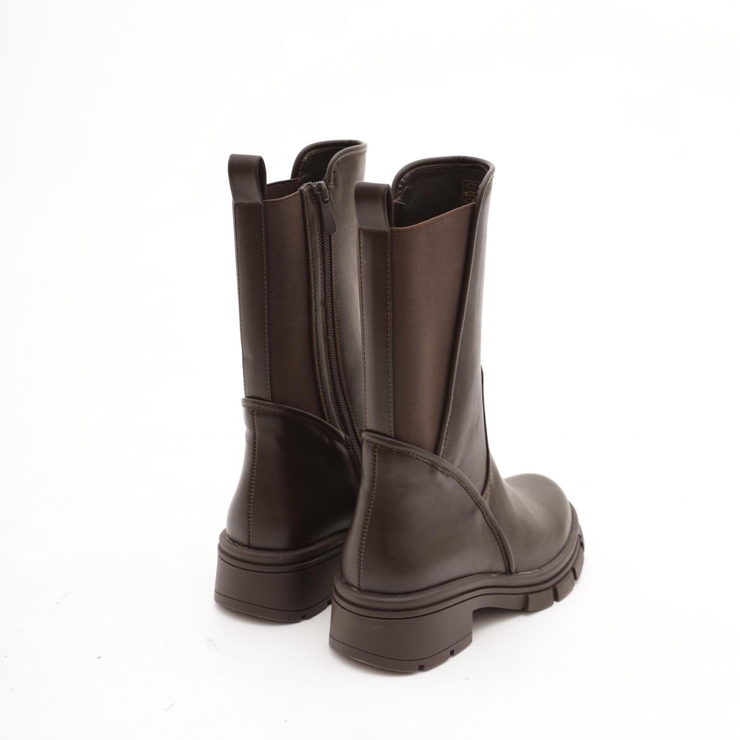 STIVALETTO GAMBALE ELASTICO TESTA DI MORO 