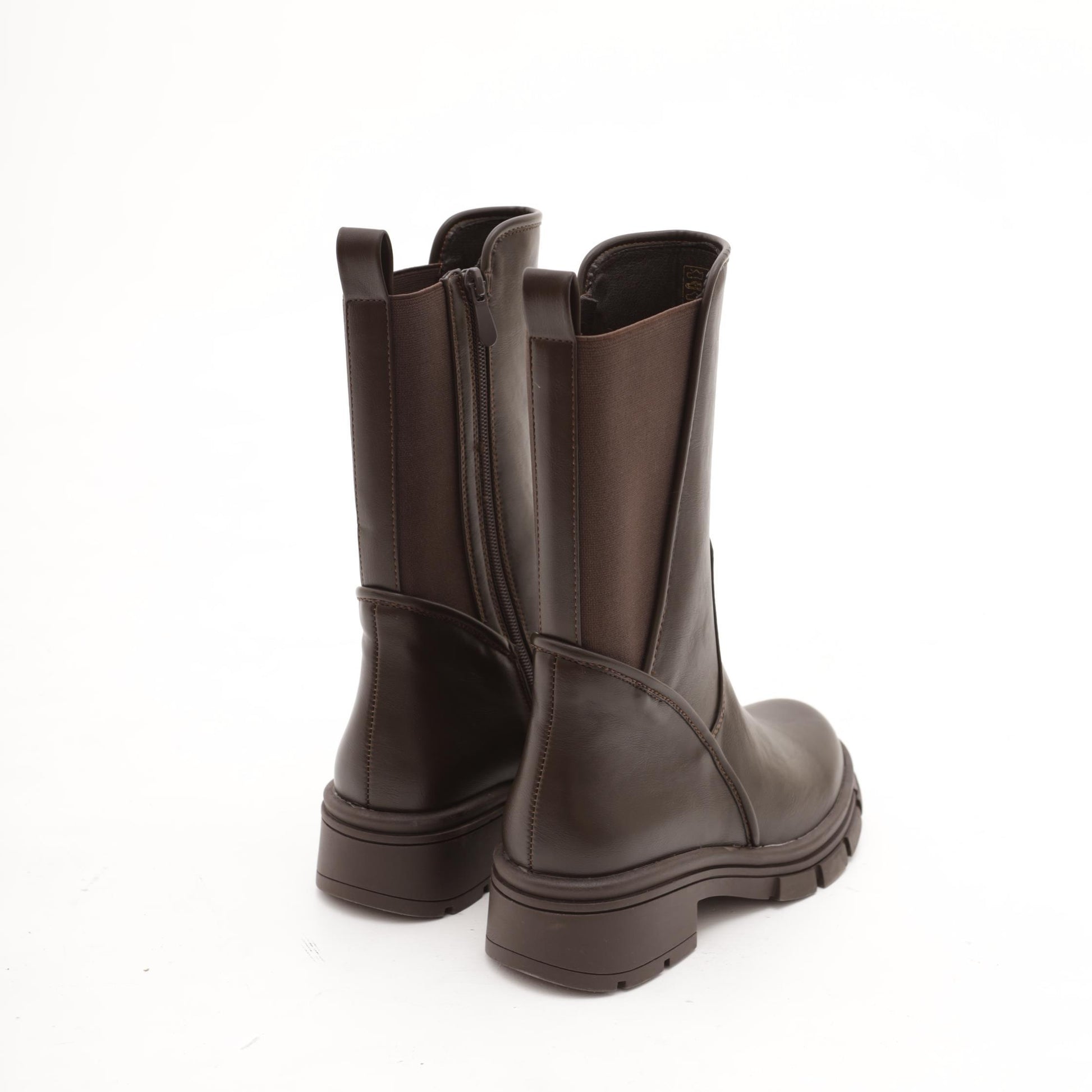 STIVALETTO GAMBALE ELASTICO TESTA DI MORO 