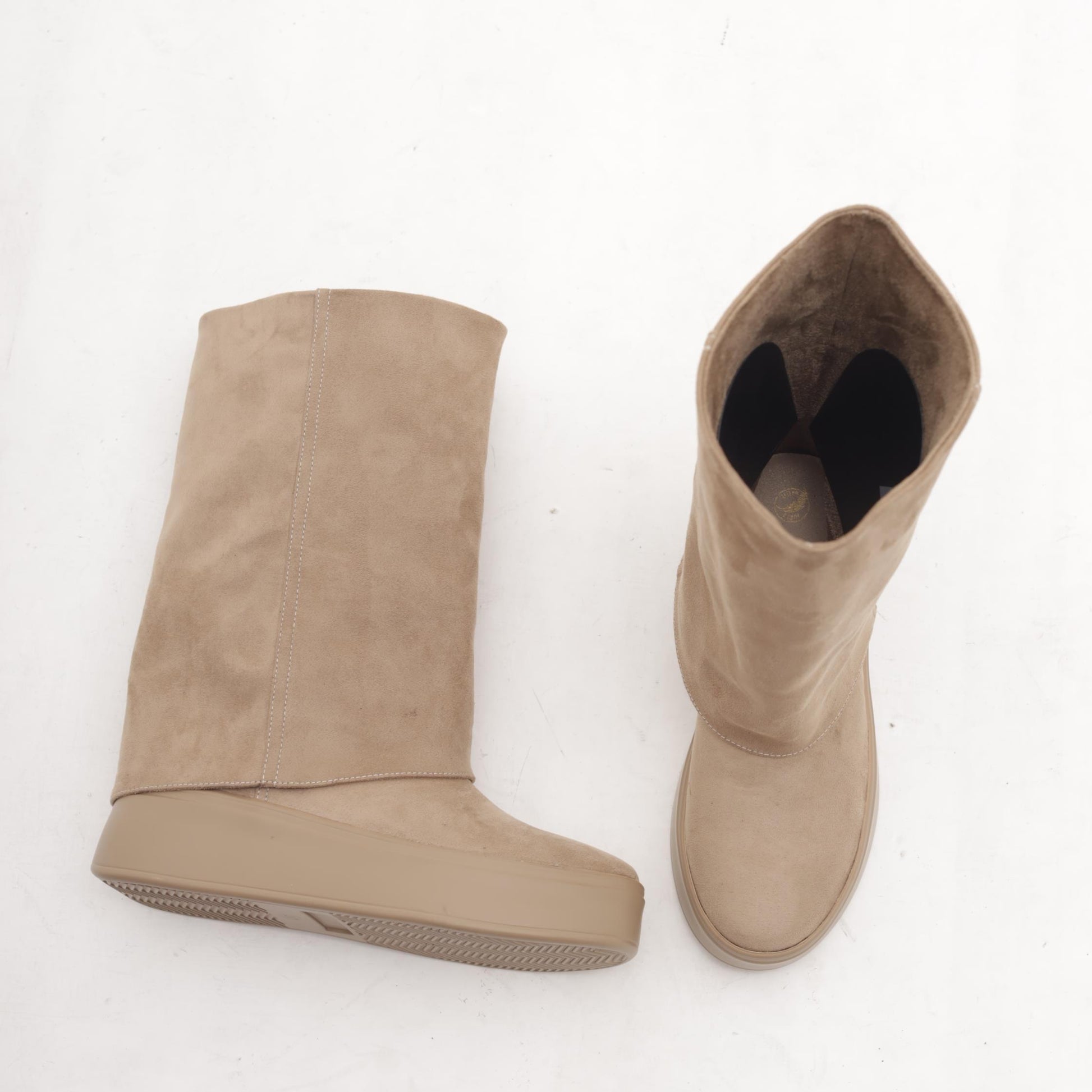 STIVALE MAMMUT RISVOLTATO TAUPE 