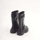 STIVALE BIKER ALTO NERO 