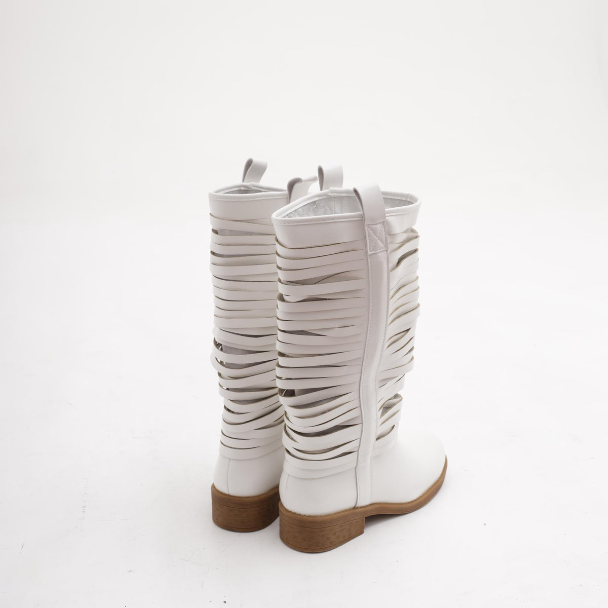 STIVALI STRIPES BIANCO<BR/> 
