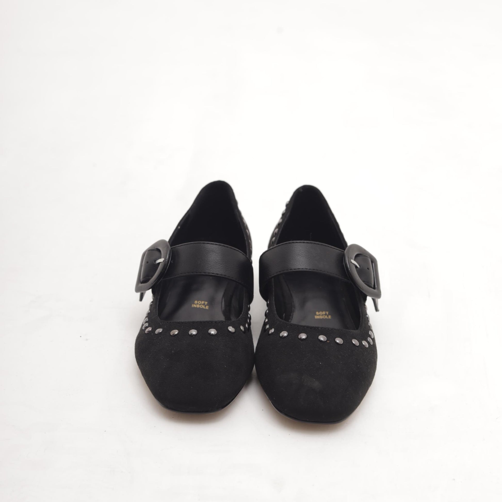 MARY JANE FLAT BORCHIE NERO 
