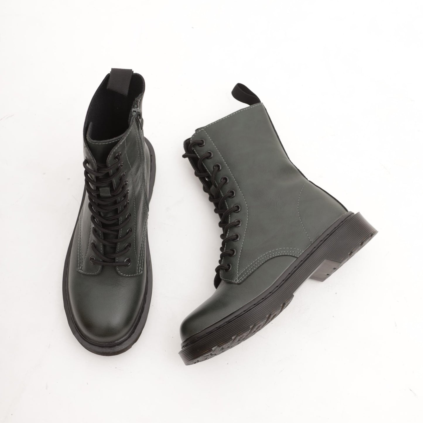 ANFIBIO ALTO CON ZIP VERDE 