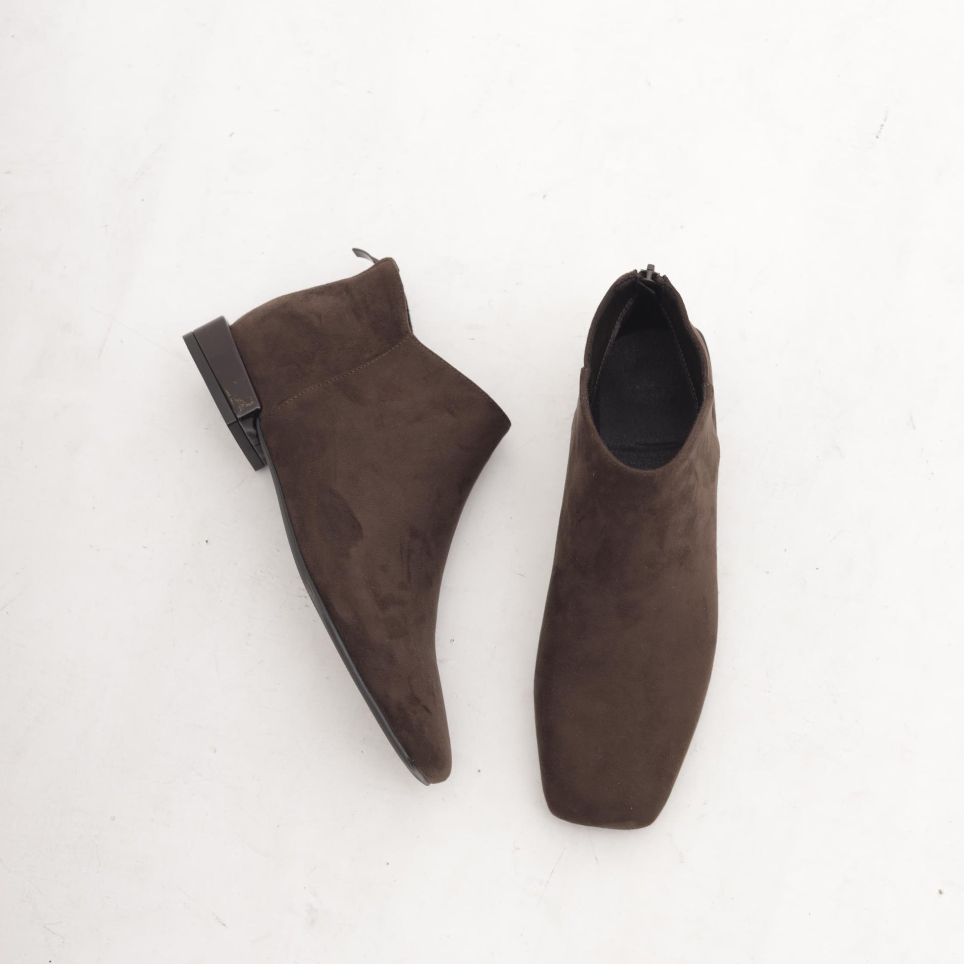 STIVALETTO FLAT QUADRATO TESTA DI MORO MP2734-3MFTM CHOCOLA