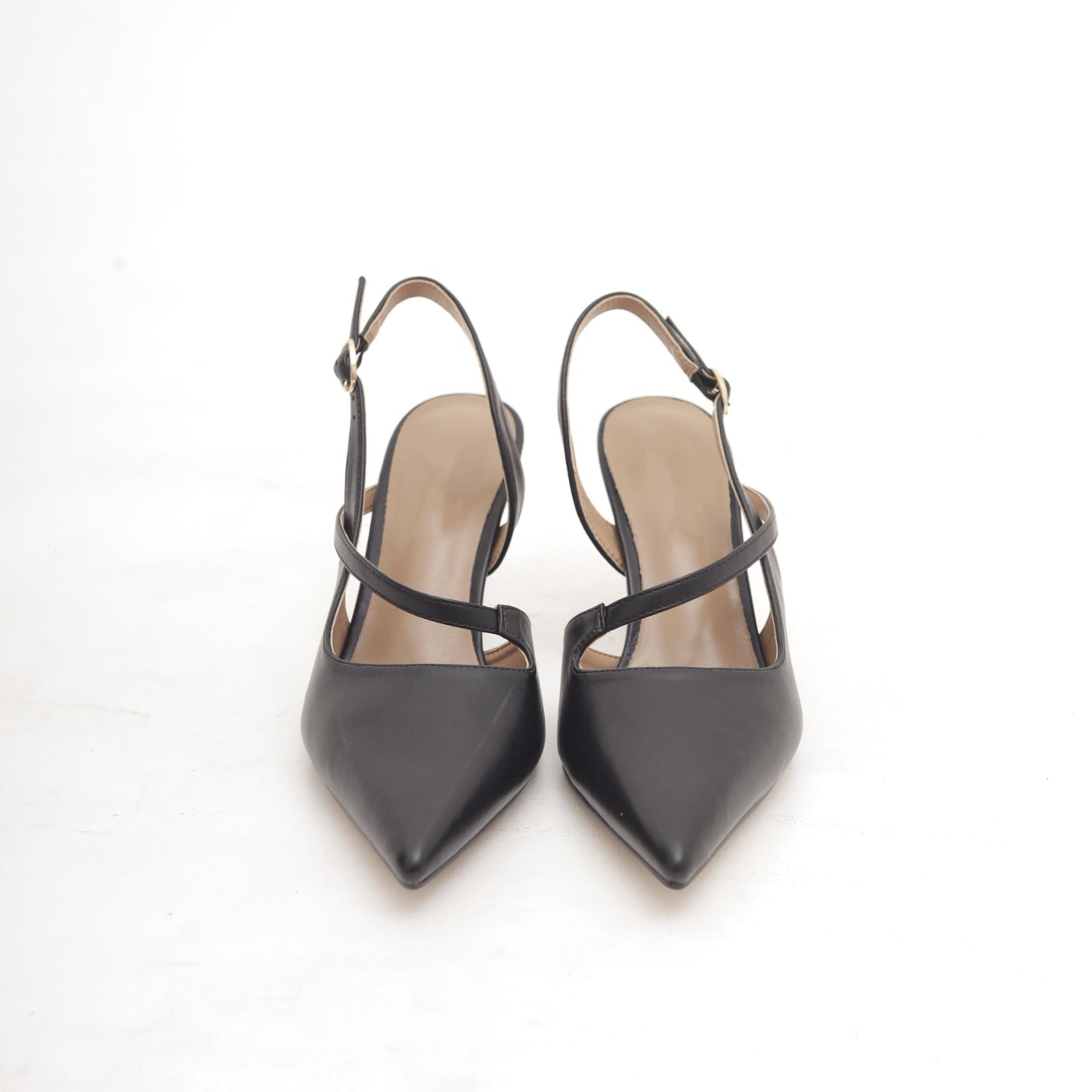 SLINGBACK INCROCIATA NERO 