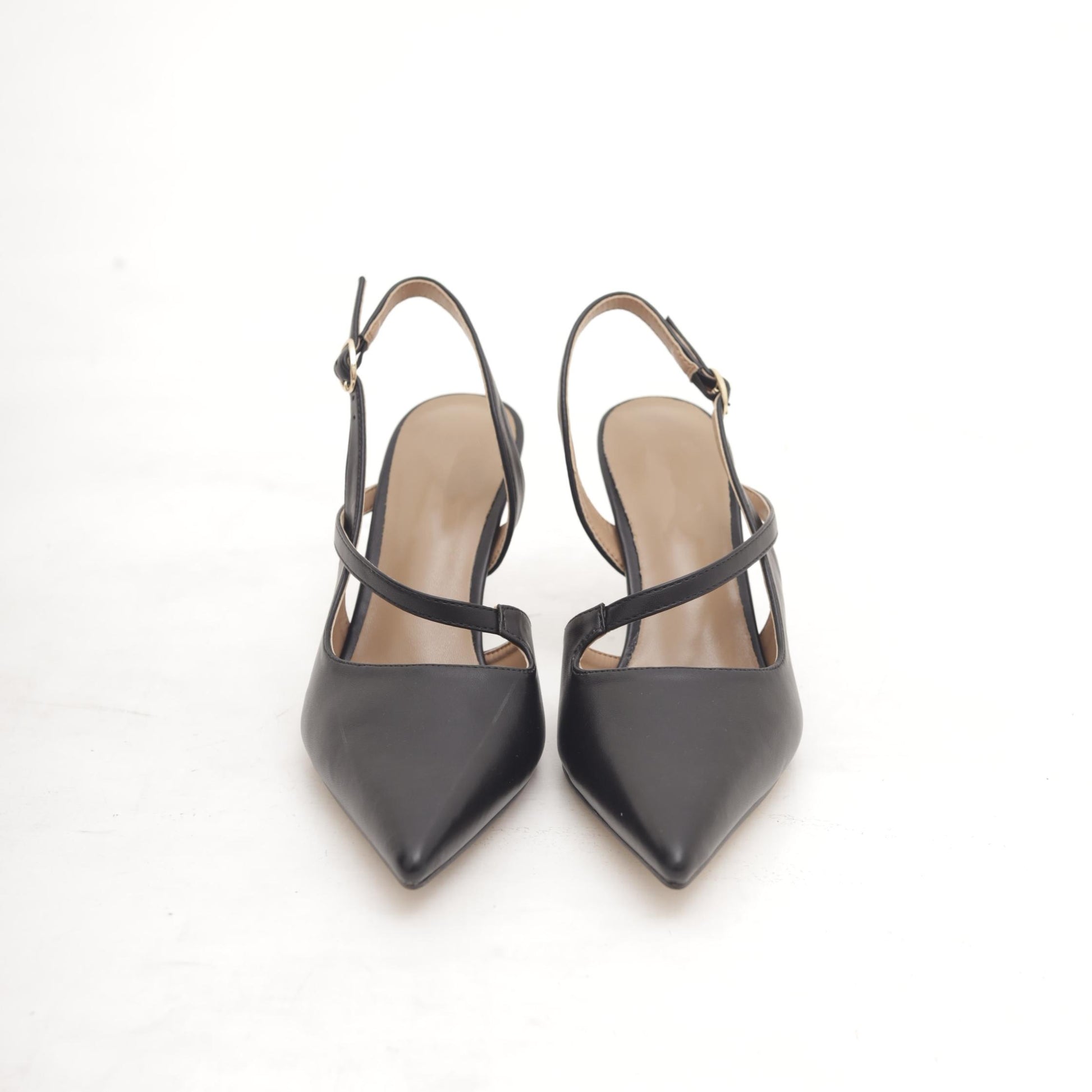 SLINGBACK INCROCIATA NERO 