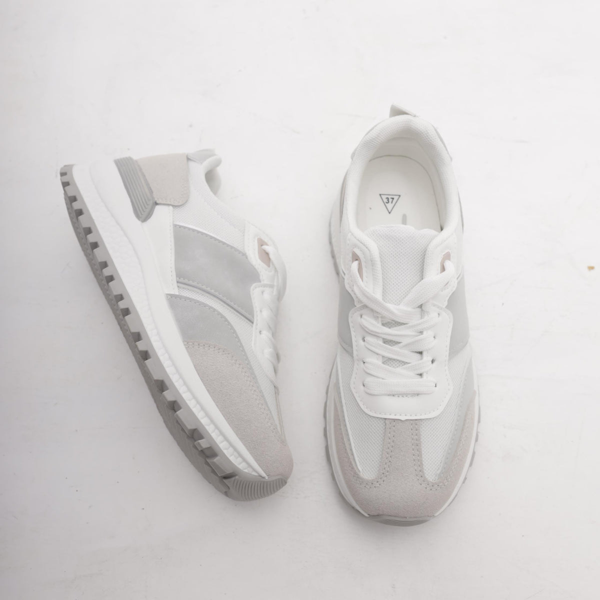 SNEAKERS RUNNING GRIGIO<BR/> 