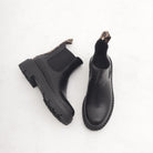 STIVALETTO CHELSEA BASSO ANIMALIER NERO 