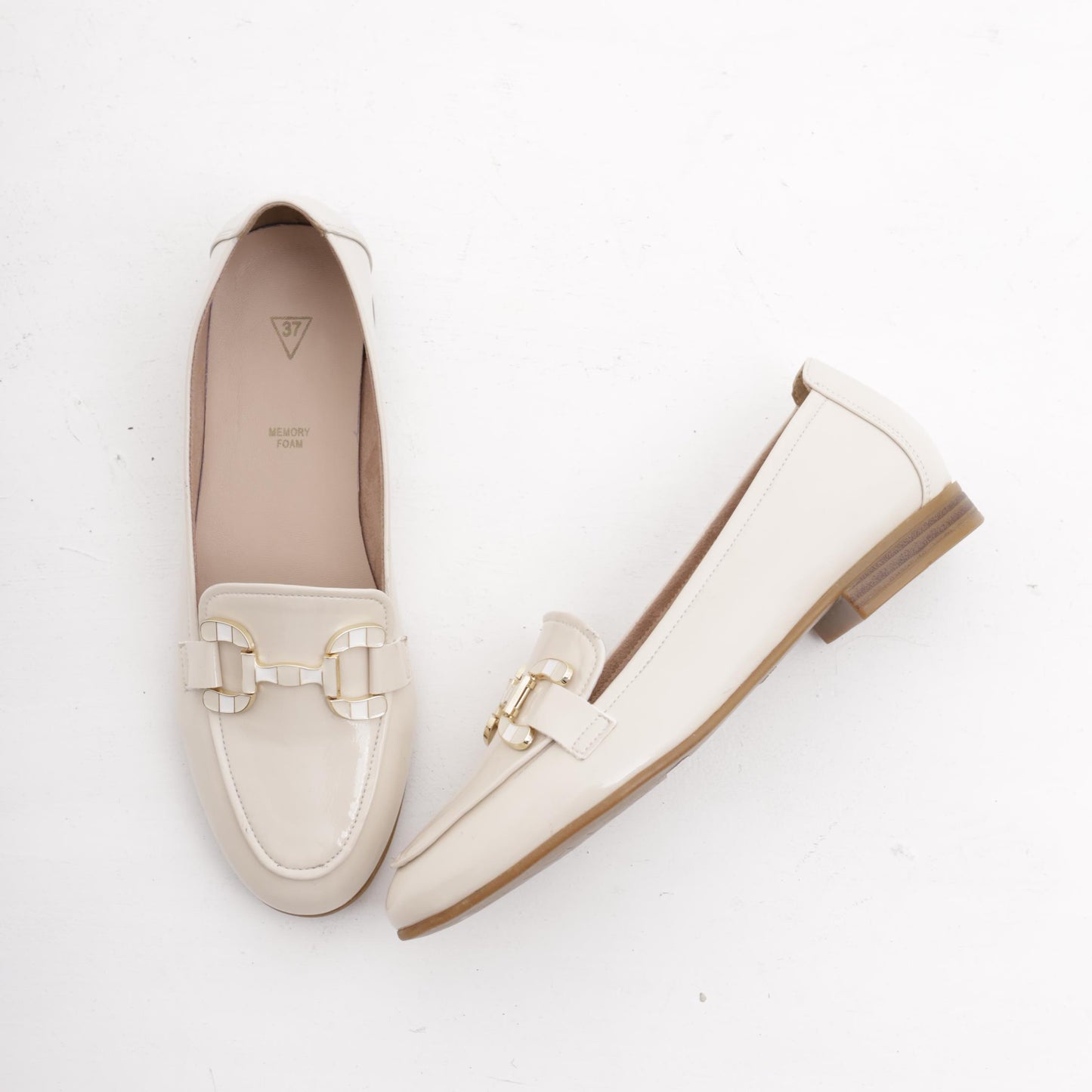 MOCASSINO MORSETTO PANNA 