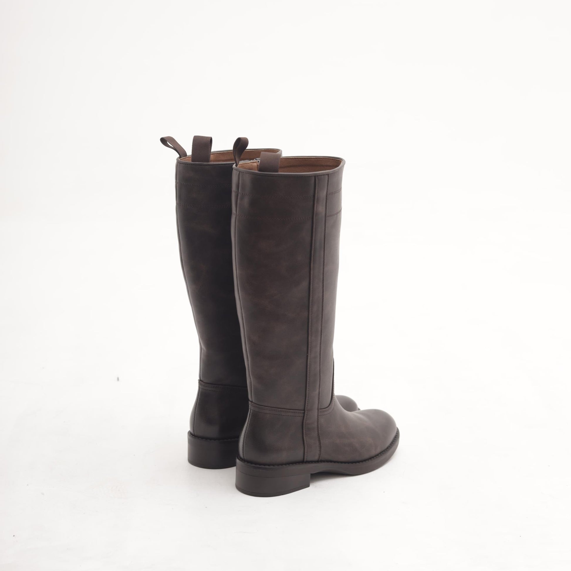 STIVALE ALTO BACCHETTE E ZIP TESTA DI MORO MP2753-1PUTESTA DI MORO CHOCOLA