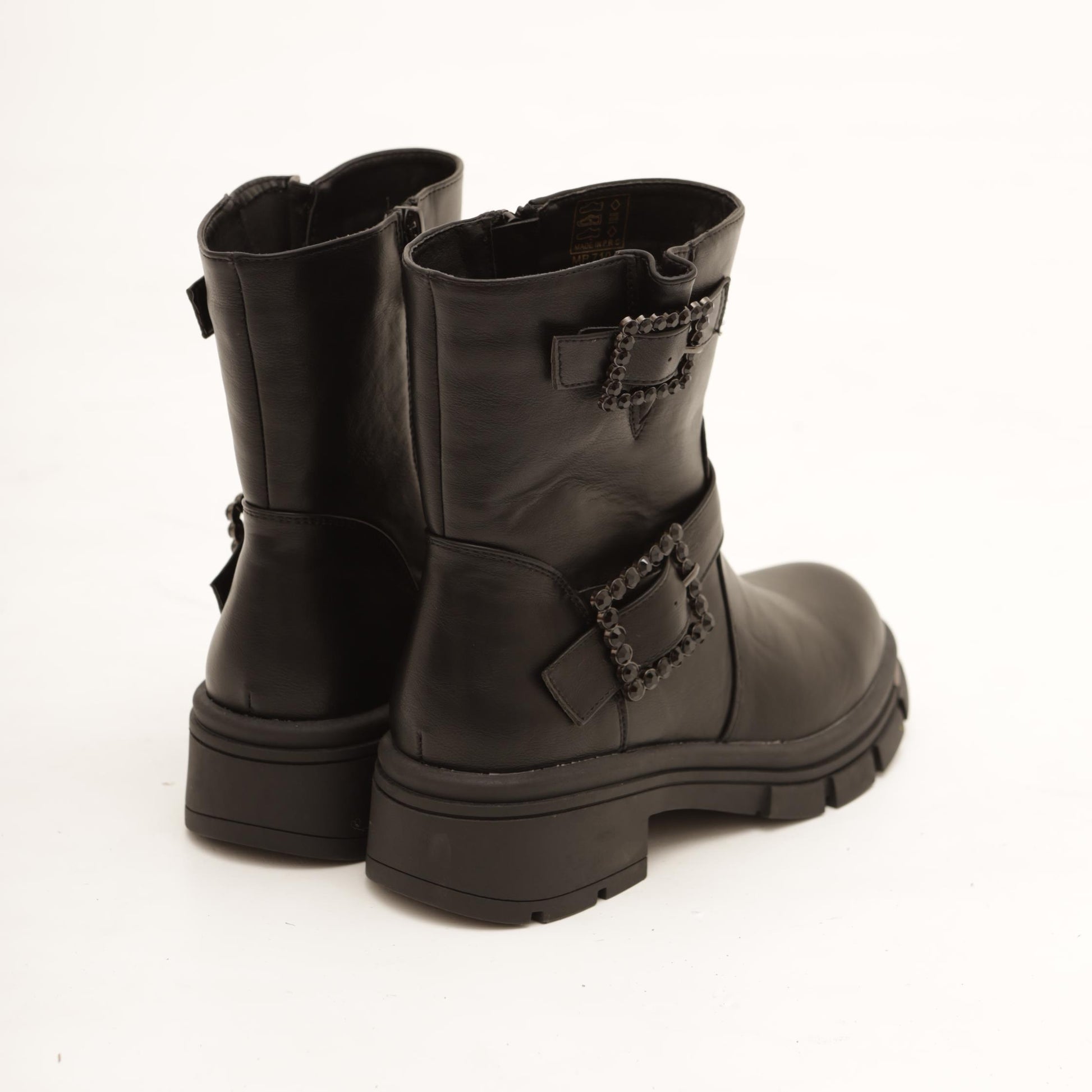 BIKER BASSO STONE NERO 